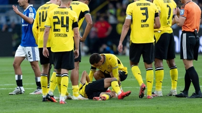 Der BVB sorgt sich um Giannis Konstantelias. (Foto: Fabian Strauch/dpa)