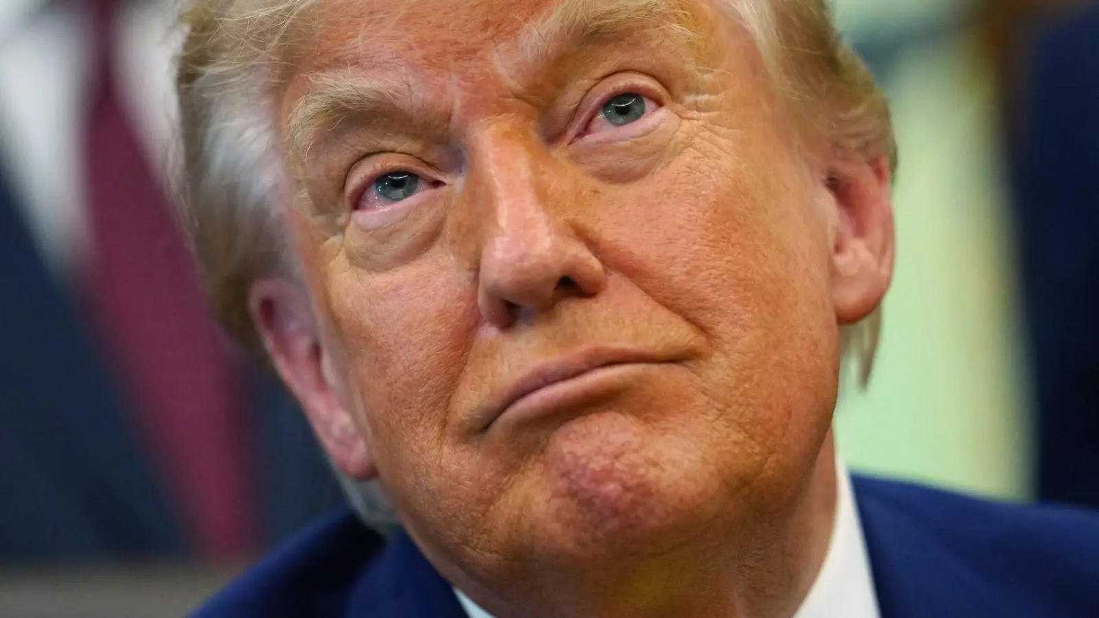 US-Präsident Trump sagt die geplanten Konzerte zum 250. Geburtstag der USA nun ganz ab.  (Foto: Julia Demaree Nikhinson/AP/dpa)