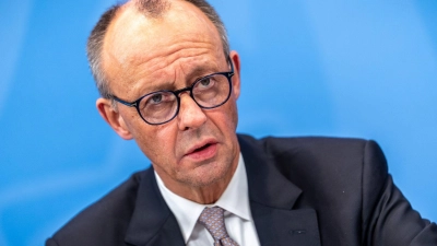 Merz will die absolute Mehrheit bei der Bundestagsabstimmung über die Rente. (Foto: Michael Kappeler/dpa)