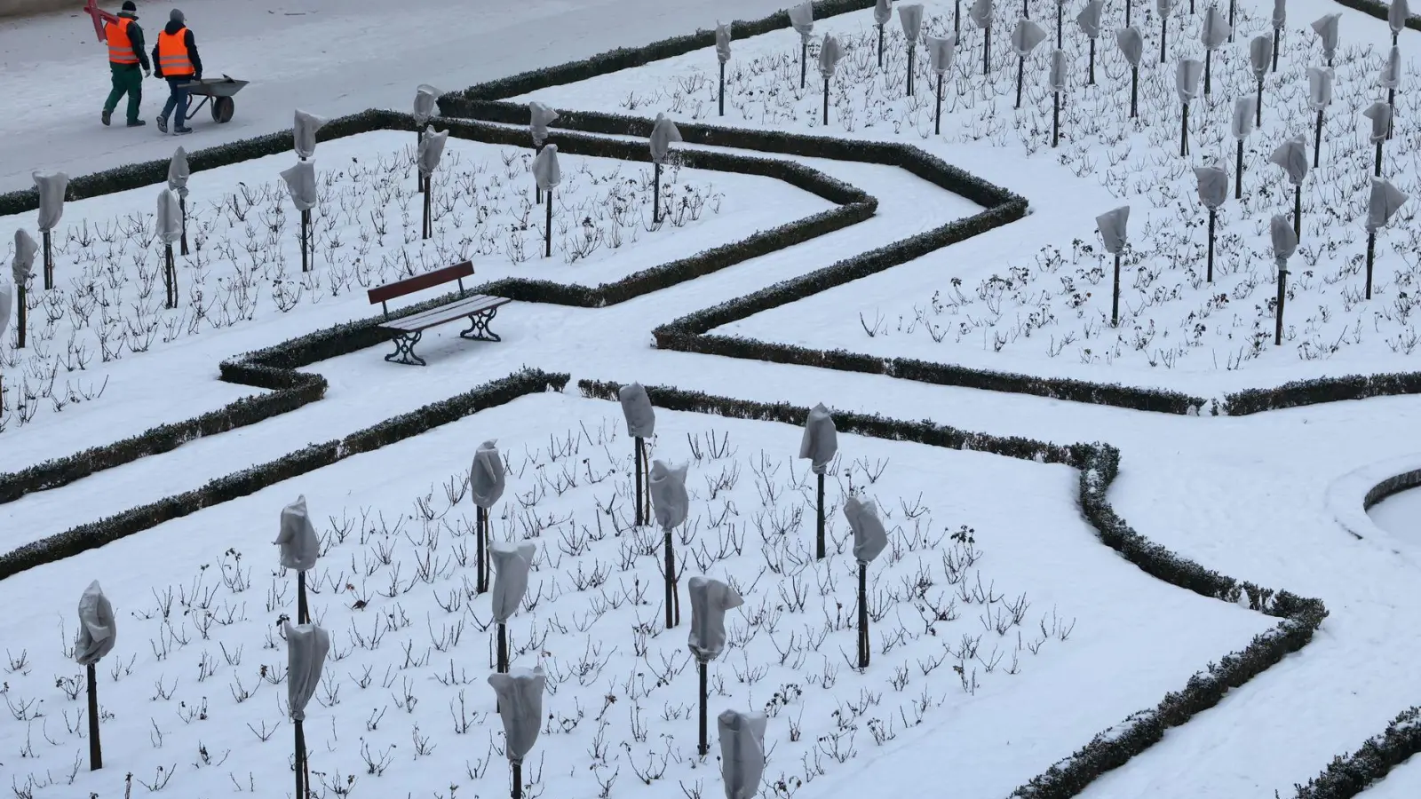 Im Freistaat bleibt es vorerst frostig.  (Foto: Karl-Josef Hildenbrand/dpa)