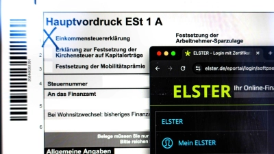 Am 1. Juli startet die Steuererklärung mit einem Klick. (Symbolbild) (Foto: Sina Schuldt/dpa)