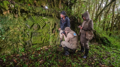 Die Chachapoya errichteten in den Nebelwäldern urbane Zentren und rituelle Stätten.  (Foto: Heinz Plenge Pardo/World Monuments Fund/dpa)
