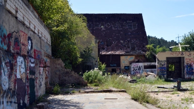 Die Reste der Schanze. Bald könnte hier nur noch grüne Wiese sein. (Foto: Johannes Zimmermann)