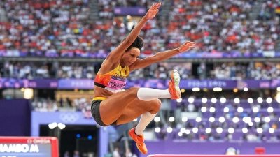 Weitspringerin Malaika Mihambo wird nicht beim Istaf in Berlin starten. (Foto: Michael Kappeler/dpa)