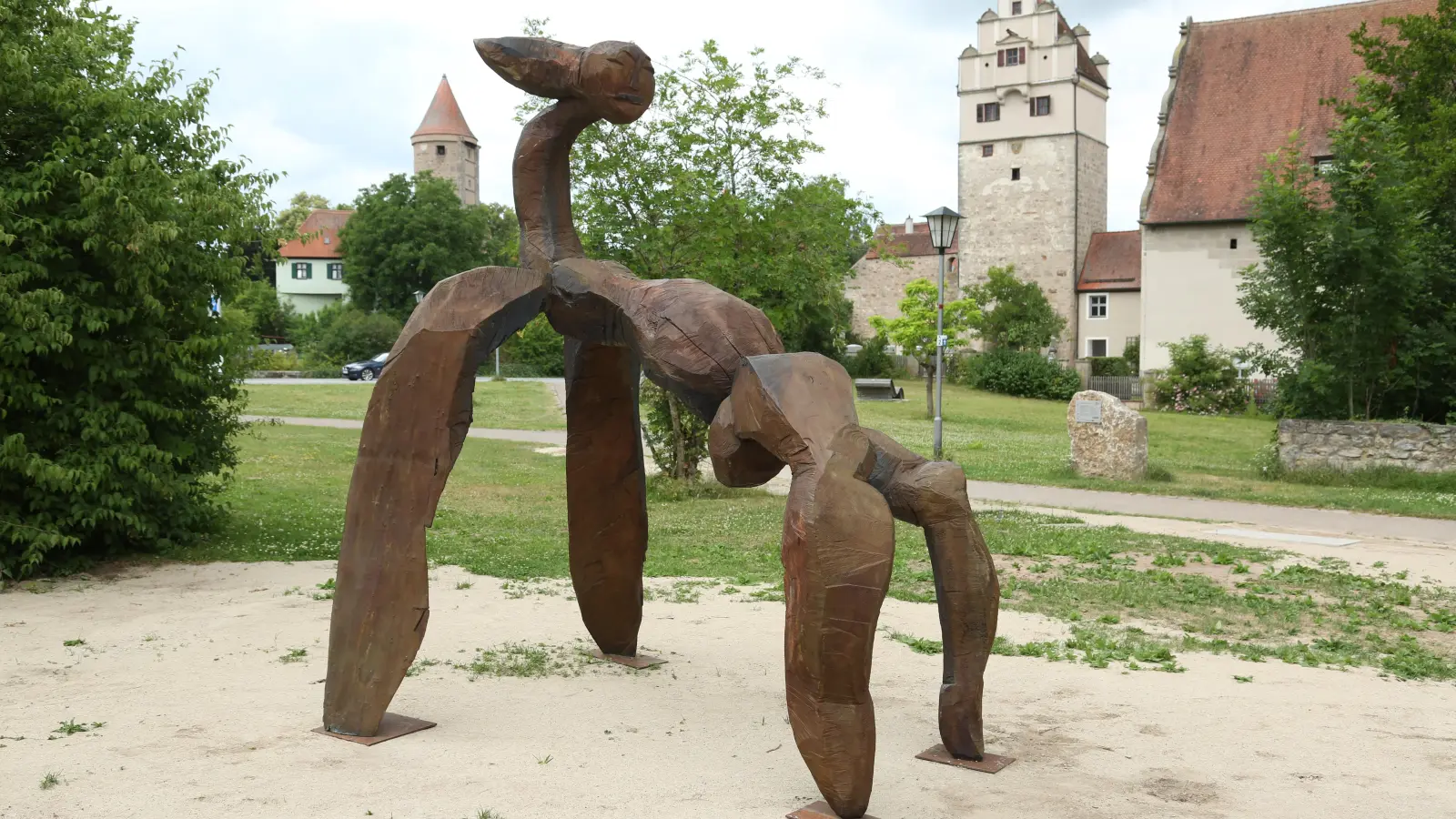 Übt sich in abenteuerlicher Pose, die nicht wenig an eine verzwickte Yoga-Stellung erinnert: „Entwurf für eine große Figur VI“. (Foto: Martina Kramer)