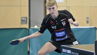 Tom Schweiger freut sich beim Gastspiel in Stuttgart auf seinen Einsatz im vorderen Paarkreuz. (Foto: Martin Rügner)