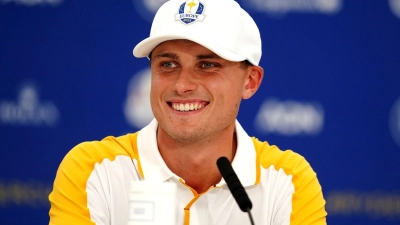 Der Schwede Ludvig Aberg gilt als großes Golftalent. (Foto: Mike Egerton/PA Wire/dpa)