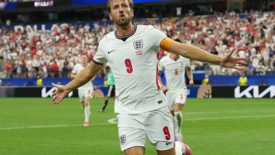 Harry Kane bejubelten einen Treffer im WM-Spiel gegen Kroatien. (Foto: Nick Potts/PA Wire/dpa)