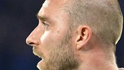 Christian Eriksen ist wieder Vater geworden. (Archivbild) (Foto: Swen Pförtner/dpa)