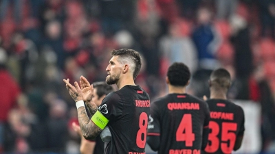 Bayer 04 reist zuversichtlich nach London. (Foto: Anke Waelischmiller/dpa)