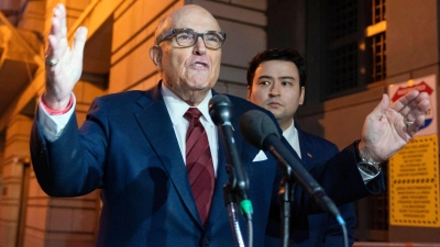Der Ex-Bürgermeister von New York liegt laut einem Sprecher im Krankenhaus (Archivbild). (Foto: Jose Luis Magana/AP/dpa)