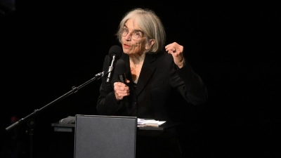 Ehrenpreis für Krimi-Autorin Donna Leon. (Foto: Felix Hörhager/dpa)