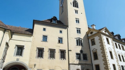 Das Alte Rathaus in der Altstadt von Regensburg (Bayern). (Foto: Armin Weigel/dpa)