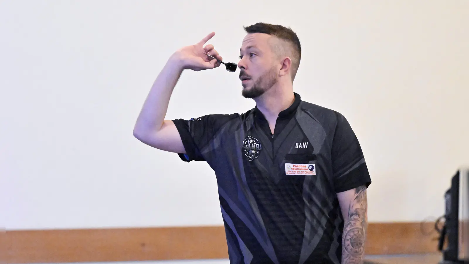 Daniel Di Sante gewann gegen Leipzig sein Einzel und das Doppel zusammen mit Michael Treczka. (Foto: Martin Rügner)