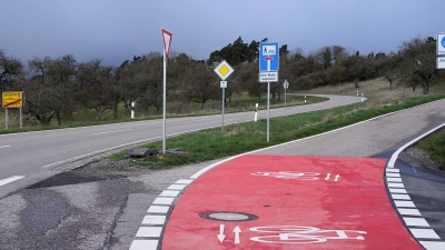 Der neue Radweg von Schillingfürst nach Dombühl wird am 26. April offiziell eingeweiht. (Foto: Simone Hedler)