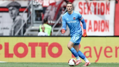 Jan Reichert bleibt auch im DFB-Pokal im Nürnberger Tor. (Archivbild) (Foto: Daniel Löb/dpa)