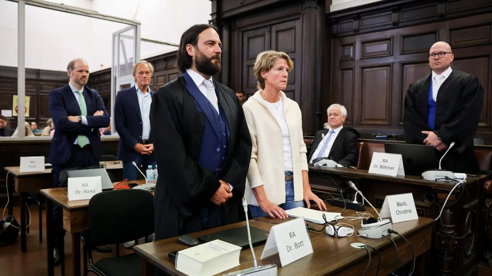 Die Zeugin aus Israel hatte sich 2023 mit Christina Block angefreundet. (Foto: Christian Charisius/dpa-pool/dpa)