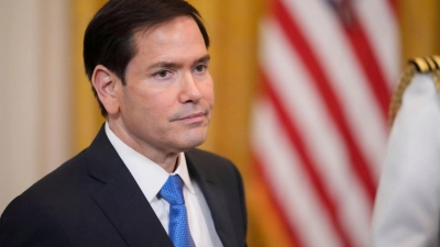 Verkündet das offizielle Ende von Auslandshilfen durch USAID: Außenminister Marco Rubio. (Archivbild) (Foto: Mark Schiefelbein/AP/dpa)