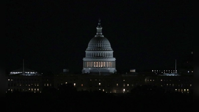 Es war ein wochenlanges Kräftemessen um den Shutdown.  (Foto: Gent Shkullaku/ZUMA Press Wire/dpa)