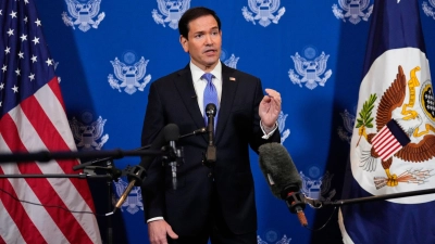Die USA haben den russischen Präsidenten Wladimir Putin zum G20-Gipfel im Dezember in Miami eingeladen - sagt US-Außenminister Marco Rubio.  (Foto: Yuki Iwamura/AP/dpa)