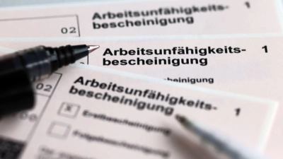 Eine Erkältungswelle hat den Krankenstand im ersten Quartal auf hohem Niveau gehalten. (Symbolbild) (Foto: Jens Büttner/dpa/dpa-tmn)