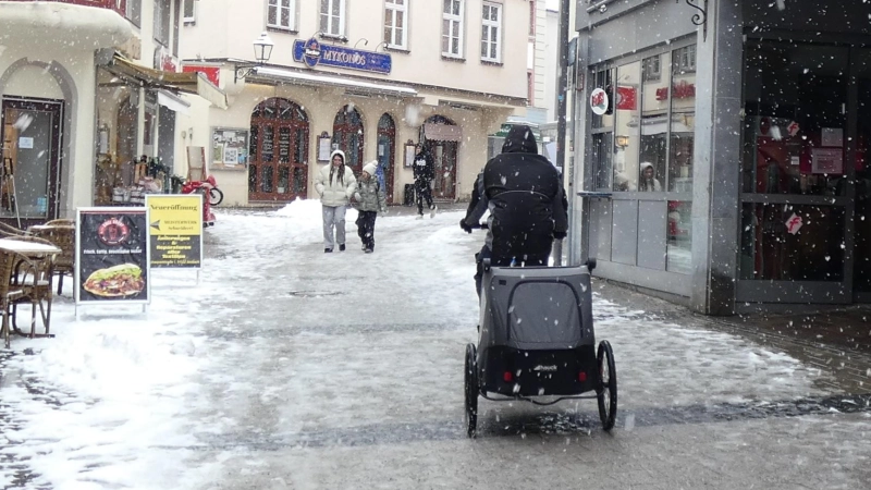 Der Fahrradverkehr in der Uzstraße und in der Neustadt soll weniger werden. (Foto: Calotta Halbrock)