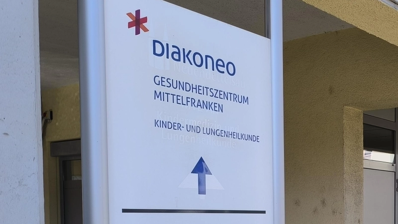 Der Teilbereich Lungenheilkunde des Diakoneo-Gesundheitszentrums Mittelfranken ist aktuell geschlossen.  (Foto: Thomas Schaller)