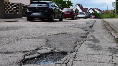 Die zweite Hälfte des Ernst-Körner-Rings soll ab 4. August saniert werden. (Foto: Florian Schwab)