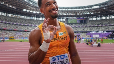 Leo Neugebauer ist auf Medaillenkurs. (Foto: Michael Kappeler/dpa)