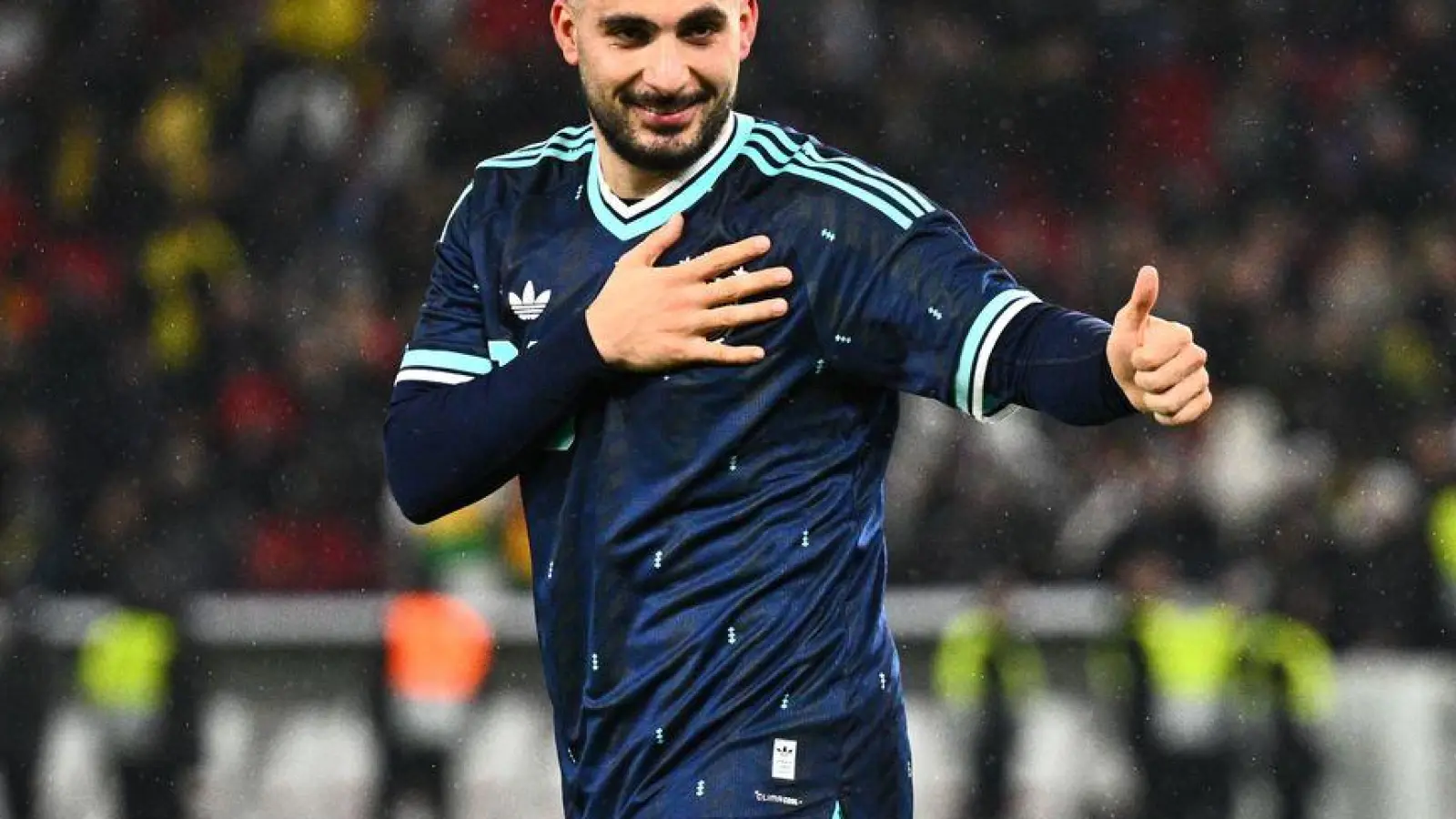 Mann des Abends in Stuttgart: VfB-Profi Deniz Undav schoss die Nationalmannschaft zum Sieg gegen Ghana. (Foto: Tom Weller/dpa)