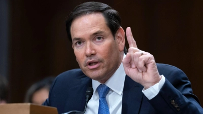 Warnt vor einem möglichen Zusammenbruch der syrischen Übergangsregierung - US-Außenminister Rubio.  (Foto: Jose Luis Magana/FR159526 AP/AP/dpa)