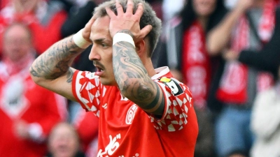 Trotz zahlreicher Chancen kam Mainz gegen Stuttgart nur zu einem Remis.  (Foto: Torsten Silz/dpa)