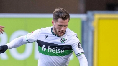 Källman brachte Hannover in Führung. (Foto: David Inderlied/dpa)