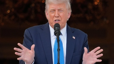 Trump kündigt Einreisebeschränkungen an.  (Foto: Alex Brandon/AP/dpa)