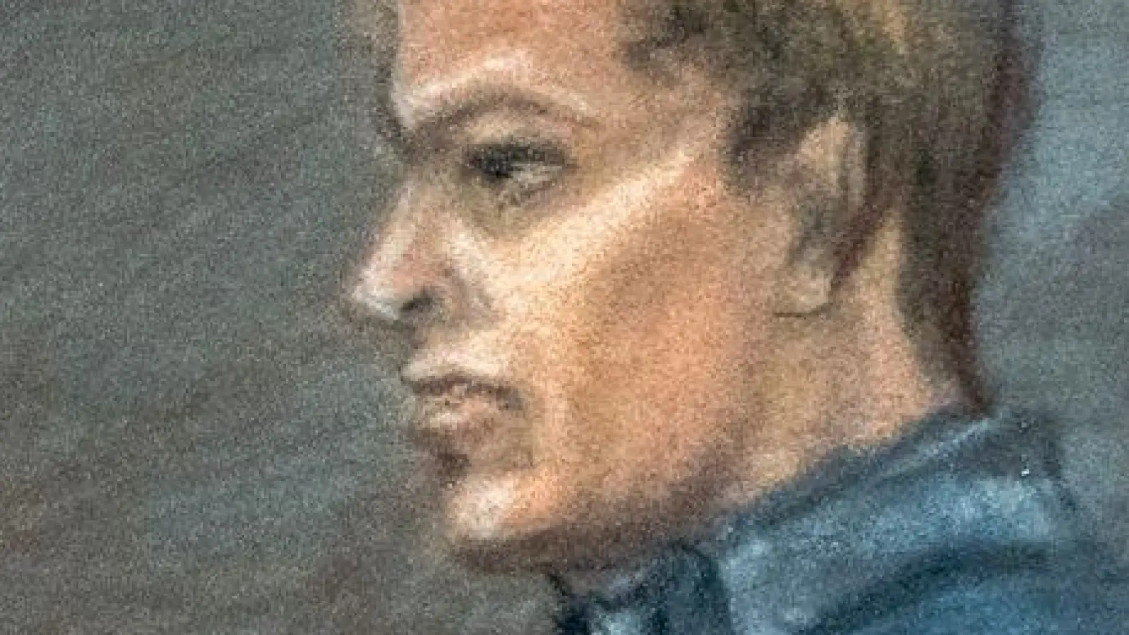 Marius Borg Høiby, hier auf einer Gerichtszeichnung zu sehen, wird die Urteilsverkündung vom Gefängnis aus verfolgen. (Archivbild) (Foto: Ane Hem/NTB/dpa)