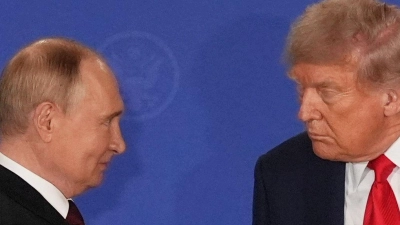 Zuletzt begegneten sich Trump und Putin im US-Bundesstaat Alaska. (Archivbild) (Foto: Jae C. Hong/AP/dpa)