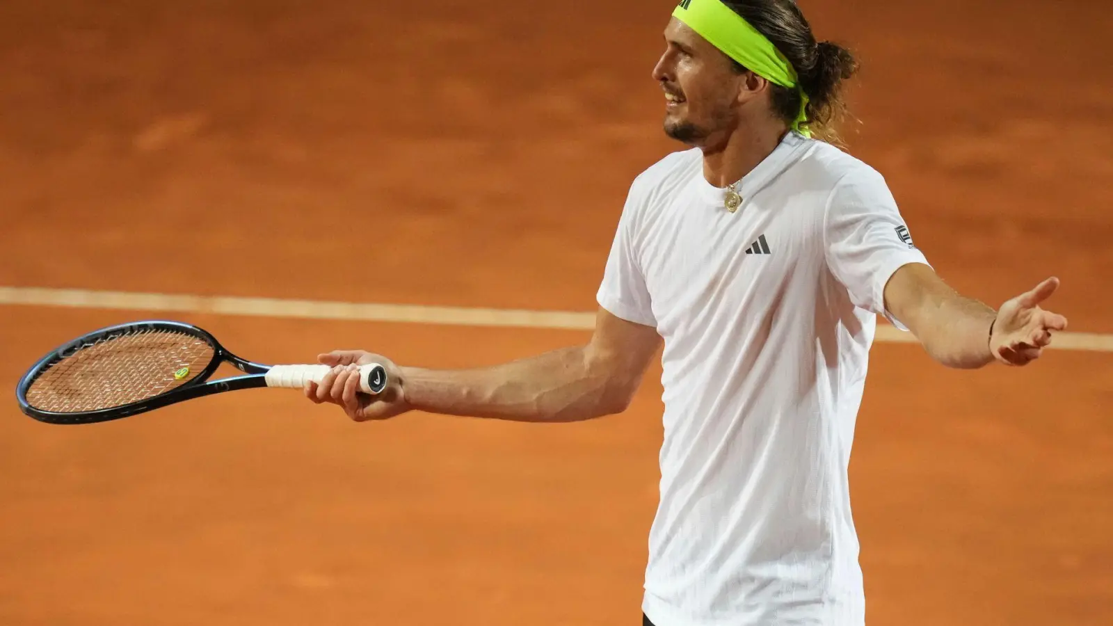 Verliert gegen Musetti: Alexander Zverev. (Foto: Alessandra Tarantino/AP/dpa)