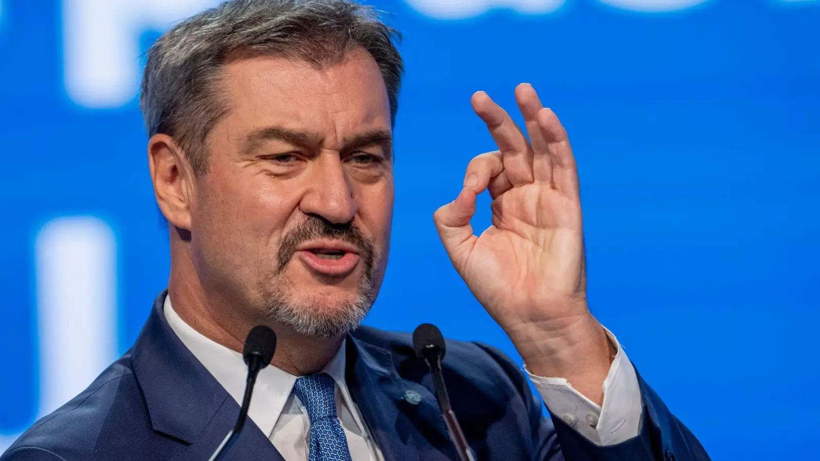 Geht es nach dem CSU-Chef Söder - muss Kanzler Scholz die Vertrauensfrage im Bundestag nicht erst im Januar, sondern sofort stellen. (Archivbild) (Foto: Peter Kneffel/dpa)