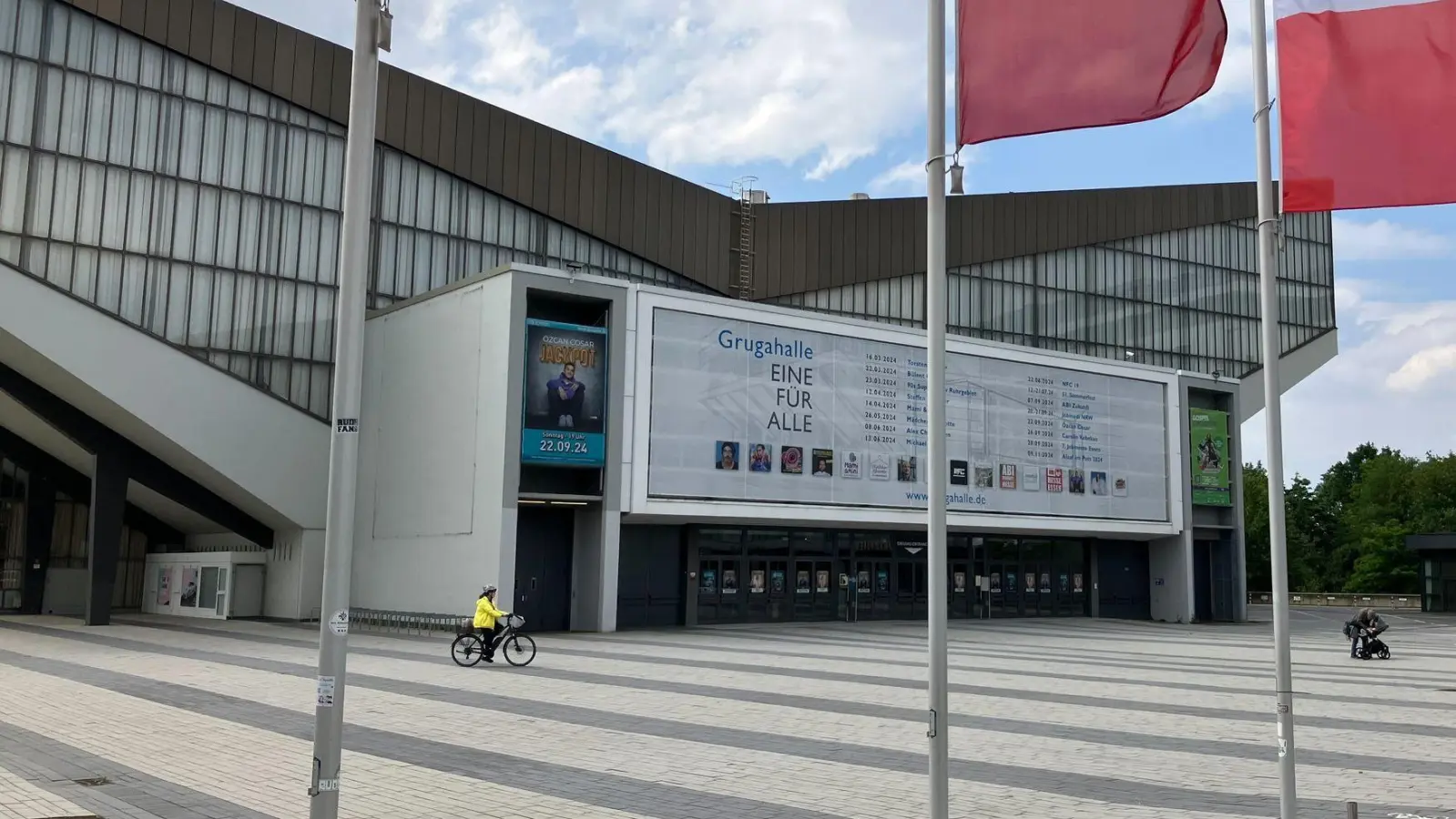 Ende des Monats will die AfD in der Grugahalle in Essen ihren Bundesparteitag abhalten. (Foto: Helge Toben/dpa)