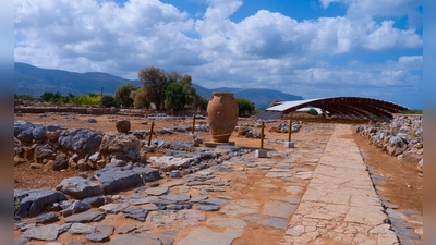 Auf Kreta zeugen archäologische Stätten von der Blüte der minoischen Zivilisation zwischen 2800 und 1100 vor unserer Zeit. (Archivbild) (Foto: Y.Papadakis/Ministry Of Culture/Unesco/dpa)