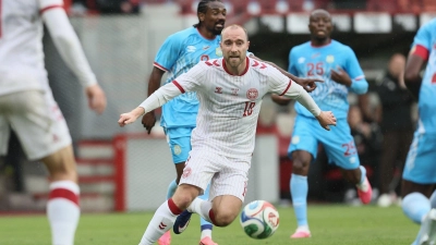 Dänemarks Nationalspieler Christian Eriksen. (Archivbild) (Foto: Bruno Fahy/Belga/dpa)