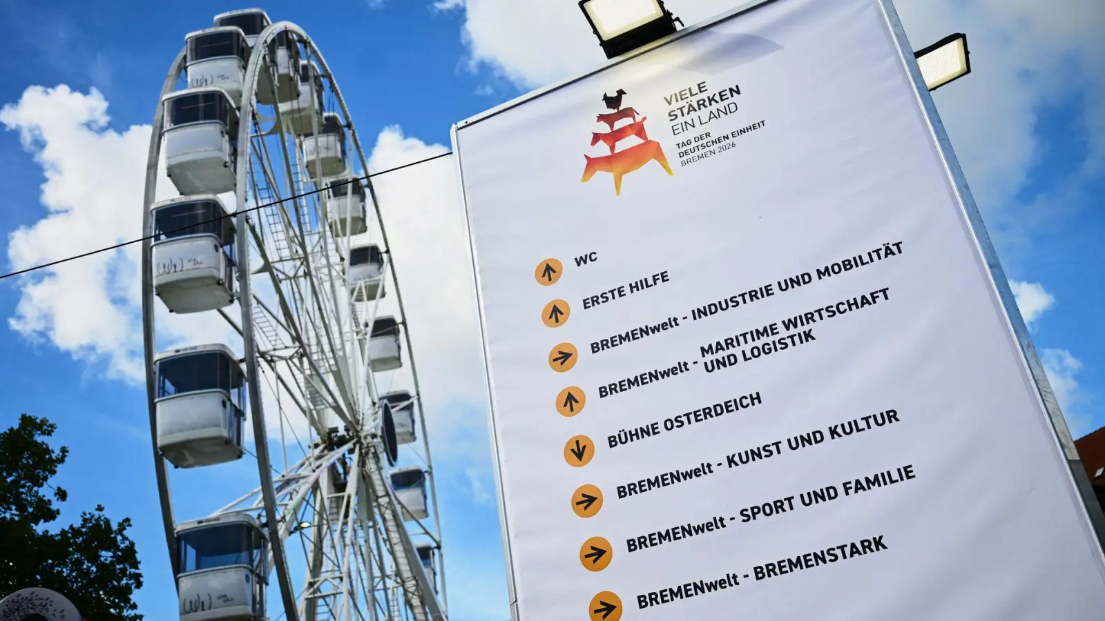 Das zentrale Fest zum Tag der Deutschen Einheit wird in Bremen gefeiert. (Foto: Sina Schuldt/dpa)