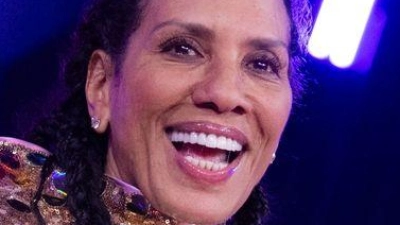 Barbara Becker steckte in einem funkelnden Kostüm. (Foto: Rolf Vennenbernd/dpa)