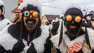 Eindrücke von den Teilnehmern am Umzug. (Foto: Irmeli Pohl)