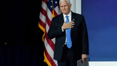 Mike Pence beendet seine Kampagne für das Weiße Haus. (Foto: John Locher/AP/dpa)