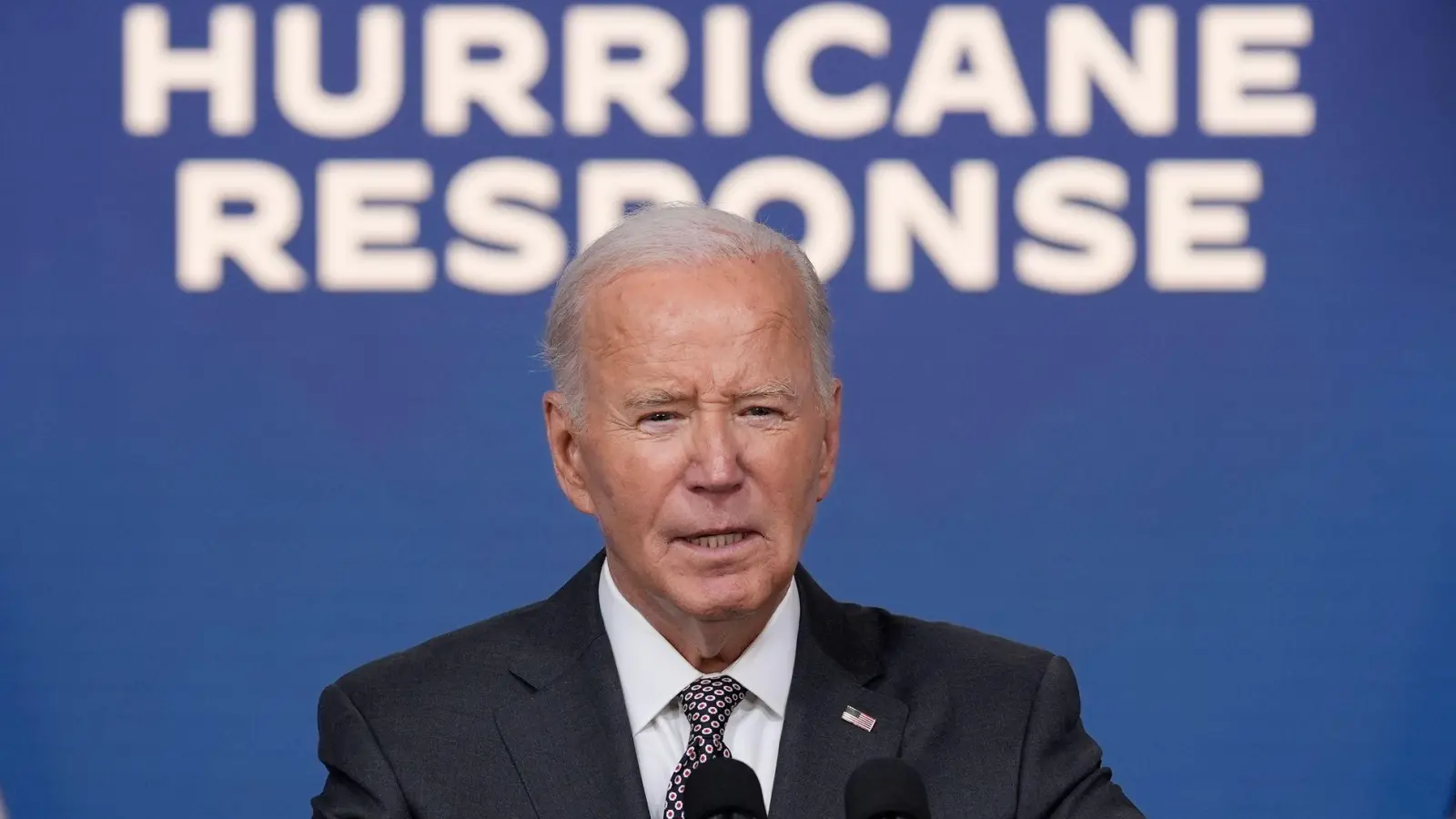 Biden hat sich direkt an Trump gerichtet - mit Spott.  (Foto: Susan Walsh/AP/dpa)