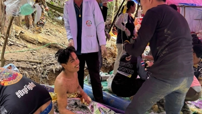 Die Rettung der Männer aus eigener Kraft gilt als Wunder. (Foto: Uncredited/Association Of Volunteers For Lao People/AP/dpa)