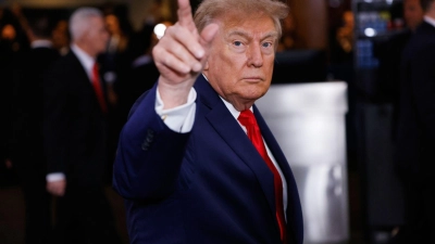 Iran-Krieg, Ukraine-Krieg, Grönland-Streit: Trump äußerte sich in seiner Rede zu einer Reihe internationaler Konflikte. (Foto: Stefan Jeremiah/FR171756 AP/AP/dpa)
