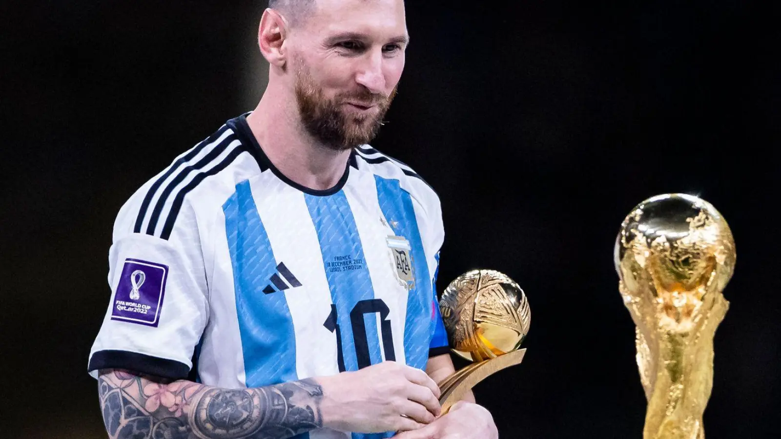 Holt er sich wie 2022 in Katar wieder den Pokal? Lionel Messi. (Archivbild) (Foto: Tom Weller/dpa)