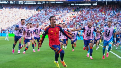 Torres' Tor entschied das Finale. (Foto: Julio Cortez/AP/dpa)